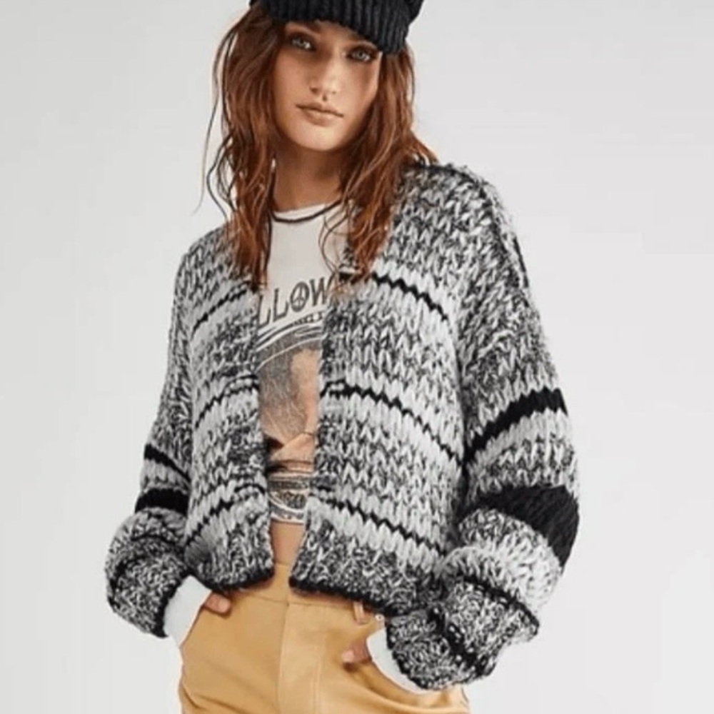 Free People Wanderer Cardi Sweater Caridgan XS